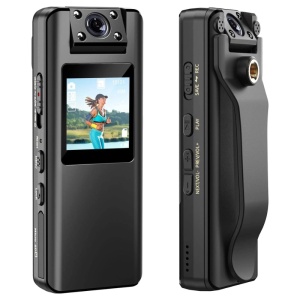 Kamera ciała iUni A22, 32GB, Rejestrator, Noktowizor, Obiektyw Obrotowy 180° - Img 7