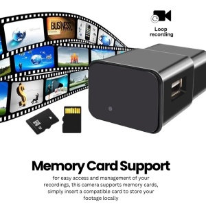 Ładowarka do mini kamery USB iUni IP1000, Wi-Fi, 8 GB, Full HD, podgląd na żywo w telefonie - Img 5