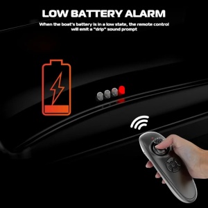 Łódka Zanętowa iUni V050, 500m, Pojemność 2kg, 5200mAh, 10km/h, Zdalne sterowanie 2.4GHz - Img 8