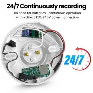 Mała kamera Full HD iUni SB1, żarówka E27, Wi-Fi, Gniazdo na kartę microSD, podgląd na żywo w telefonie - Img 5