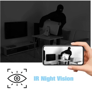 Mała kamera iUni IP90, Wi-Fi, 8GB, Full HD, noktowizor, podgląd na żywo w telefonie - Img 4