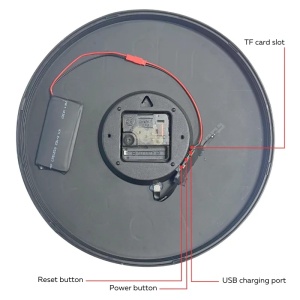 Mini Camera Ceas Perete iUni W31, Wi-Fi, 8GB, Full HD, Vizualizare Live pe telefon - Img 7