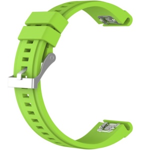 Pasek do zegarka Smartwatch Garmin Fenix 7 / 6 / 5 Plus / 5, 22 mm Silikonowy iUni iUni Jasnozielony - Img 3