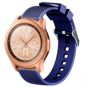 Pasek do zegarka Smartwatch Samsung Galaxy Watch 4, Watch 4 Classic, Gear S2, iUni 20 mm Silicon Sport Dark Blue - Img 2