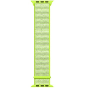 Pasek iUni kompatybilny z Apple Watch Ultra/SE/8/7/6/5/4/3/2/1, 42 mm, Nylon Sport, tkany pasek, Electric Green - Img 2
