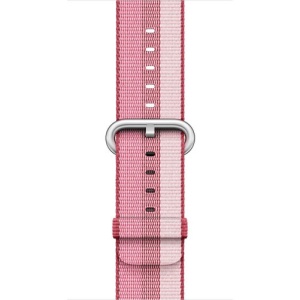 Pasek iUni kompatybilny z Apple Watch Ultra/SE/8/7/6/5/5/4/4/3/2/1, 42 mm, nylonowy, tkany pasek, jagodowy - Img 4