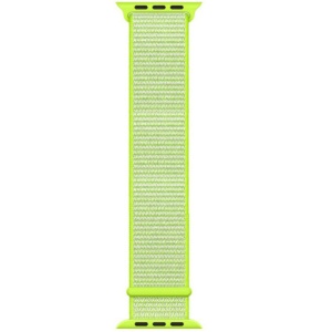 Pasek iUni kompatybilny z Apple Watch Ultra/SE/8/7/6/5/5/4/4/3/2/1, 44 mm, nylonowy sportowy, tkany pasek, elektryczny zielony - Img 2