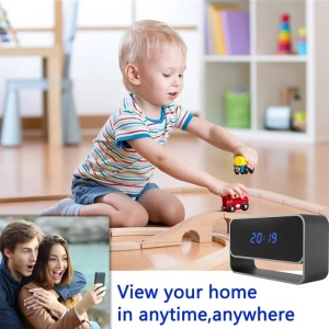 Zegar Szpiegowski z kamerą iUni IP27, 16GB, Wi-Fi, Full HD, Noktowizor, Nagrywanie audio-wideo, Czujnik ruchu - Img 3