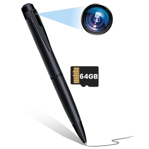 Długopis szpiegowski Full HD z ukrytą kamerą iUni W10, 64GB, Nagrywanie audio-wideo, Zdjęcia