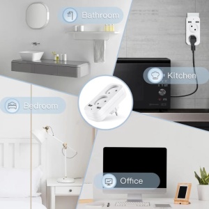 Kamera szpiegowska iUni AD1 z podwójnym adapterem, Wi-Fi, Full HD, czujnik ruchu - Img 5