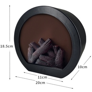 Kamera szpiegowska w mini kominku elektrycznym iUni TH-798, Wi-Fi, 16GB, Full HD - Img 10
