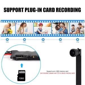 Kamery szpiegowskiej moduł iUni IP10, Wi-Fi, Full HD, Szeroki kąt, Gniazdo na Kartę microSD - Img 4