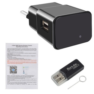 Ładowarka USB z kamerą szpiegowską iUni IP1000, widok 4K, Wi-Fi, audio-wideo, P2P - Img 7