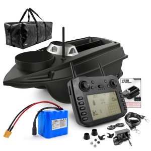 Łódka Zanętowa iUni V030, GPS, torba transportowa, 20 000 mAh, 800 m, 15 km/h