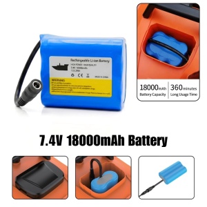 Łódka Zanętowa iUni V805 GPS, 18000 mAh, 1,5 kg, 500 m, 15 km/h - Img 4