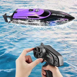 Łódź zdalnie sterowana iUni HJ812, RC Racing Speed Boat Drift, prędkość 25 km/h, 2.4GHz - Img 2