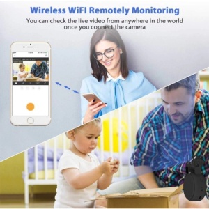 Mini kamera szpiegowska iUni A10, Wi-Fi, 8 GB, Full HD, audio-wideo, noktowizor - Img 5