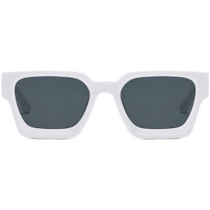 Okulary przeciwsłoneczne Retro Square iUni iEye, UV400, białe - Img 2