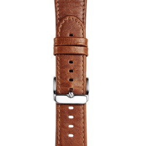 Pasek iUni kompatybilny z Apple Watch Ultra/SE/8/7/6/5/4/3/2/1, 42 mm, Vintage, skórzany, brązowy - Img 5
