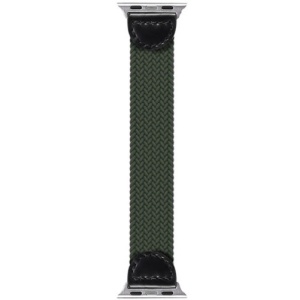 Pasek iUni kompatybilny z Apple Watch Ultra/SE/8/7/6/5/5/4/3/2/1, 38 mm, pleciona pętla Solo, zielony - Img 2