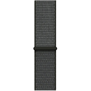 Pasek iUni kompatybilny z Apple Watch Ultra/SE/8/7/6/5/5/4/3/2/1, 40 mm, Nylon Sport, tkany pasek, Midnight Grey - Img 2