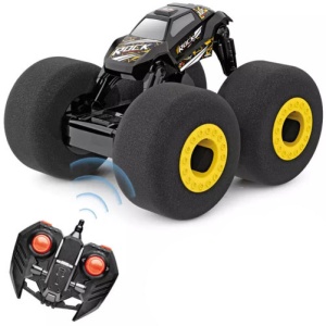 Samochód zdalnie sterowany iUni F03, Monster Truck, 2,4 GHz, gąbkowe koła, żółty - Img 2