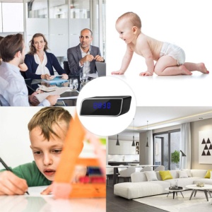 Zegar Szpiegowski z kamerą Wi-Fi iUni IP99, Full HD, 150 stopni, noktowizor, czujnik ruchu, P2P - Img 7