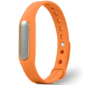 Bransoletka fitness iUni Mi1, Bluetooth, aktywność i sen, pomarańczowa - Img 1