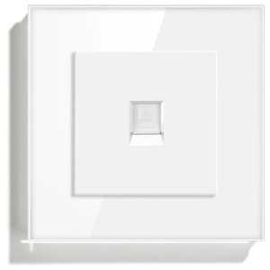 Gniazdo internetowe RJ45, Cat6, bezpieczna szklana ramka, iUni SD - Img 3