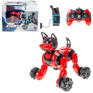 iUni 800A Inteligentny robot sterowany gestami i pilotem, obrót 360°, czerwony - Img 11