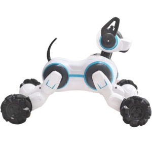 iUni 800A Inteligentny robot sterowany gestami i pilotem, obrót 360°, biały - Img 4
