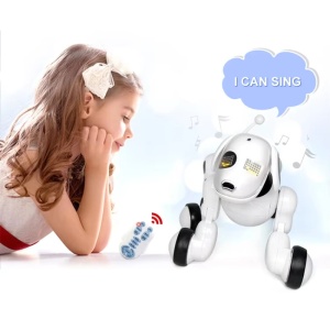 iUni Smart-Dog interaktywny mówiący robot szczeniak, zdalne sterowanie, biały - Img 3