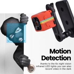 Mała kamera iUni SQ11, Full HD, 1080P, noktowizor, slot kart microSD - Img 8