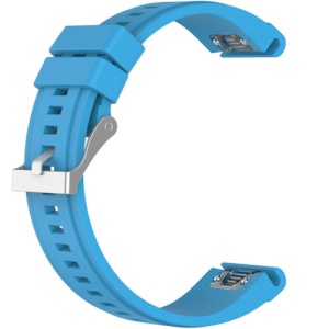 Pasek do zegarka Smartwatch Garmin Fenix 7 / 6 / 5 Plus / 5, 22 mm Silikonowy iUni iUni Niebieski - Img 3