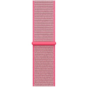 Pasek iUni kompatybilny z Apple Watch Ultra/SE/8/7/6/5/4/3/2/1, 44 mm, nylonowy sportowy, tkany pasek, różowy elektryczny - Img 2