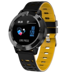 Bransoletka fitness iUni CF58, wyświetlacz OLED, Bluetooth, krokomierz, monitorowanie pulsu, powiadomienia, żółta - Img 1