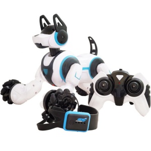 iUni 800A Inteligentny robot sterowany gestami i pilotem, obrót 360°, biały - Img 5