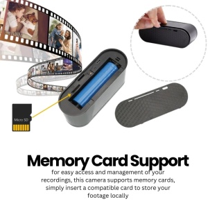iUni iUni IP07 Mini kamera biurowa z zegarkiem, Wi-Fi, 32 GB, Full HD, 160°, tryb nocny, podgląd na żywo w telefonie - Img 5