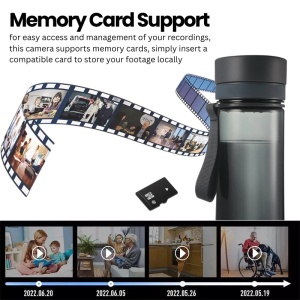iUni Mini Glass Camera IP48, Wi-Fi, 16 GB, Full HD, podgląd na żywo w telefonie - Img 4