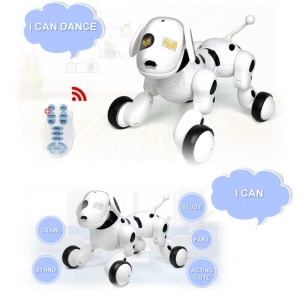 iUni Smart-Dog interaktywny mówiący robot szczeniak, zdalne sterowanie, biały - Img 4