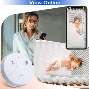 Kamera Szpiegowska ukryta w Czujce Dymu iUni D101, Wi-Fi, Oglądanie w rozdzielczości 4K, Gniazdo karty MicroSD - Img 8