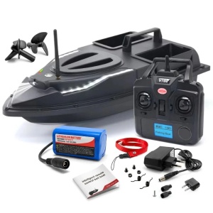 Łódka Zanętowa iUni V700, 2 Pojemnikami, Pojemność 1.5 kg, 500m, 12000mAh, 5.4km/h, Zdalne sterowanie 2.4GHz