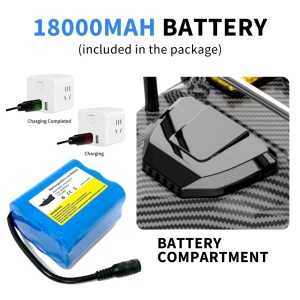 Łódka Zanętowa iUni V803 PRO, GPS, Lokalizator Ryb, 18000mAh, 4 Pojemnikami, Pojemność 3kg, 500m, 15km/h - Img 8