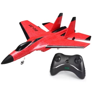 Zdalnie sterowany myśliwiec iUni FX820, SU-35, żyroskop, odporny na uderzenia, czerwony