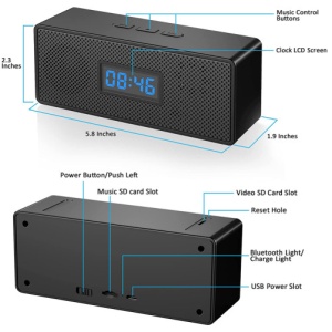 Zegar Szpiegowski z kamerą iUni IP45, Wi-Fi, Full HD, Czujnik ruchu - Img 8
