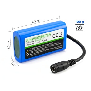Akumulator do Łodzie zanętowe, 3500mAh, iUni BT3, 7.4 V, litowo-jonowy - Img 3