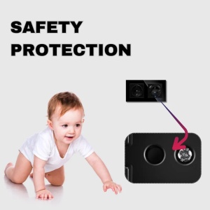 Gniazdo podwójne, szklana ramka, 2 porty USB-A, iUni US2, 16A, czarny - Img 7