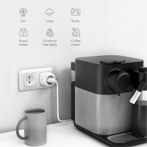 Inteligentne gniazdo iUni PS1, 16A, WiFi, monitorowanie zużycia, Smart Life / Tuya APP, kompatybilne z Alexa/Google Assistant - Img 9