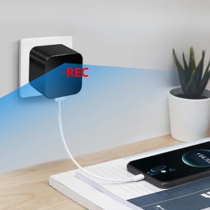 iUni IP90 Ładowarka do mini kamery USB, Wi-Fi, Full HD, noktowizor, obsługa kart MicroSD, podgląd na żywo w telefonie - Img 6