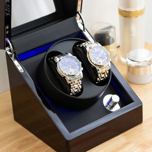 iUni Rotomat na zegarki automatyczny na, 4 Programy, Watch Winder 2, Mahon-Czarny - Img 4